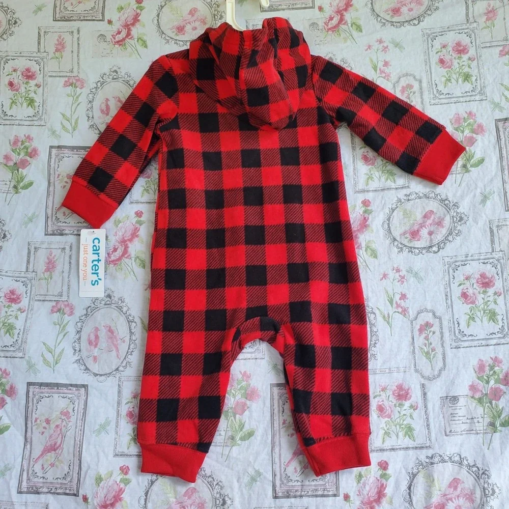 Carter's Child of Mine Baby Boys‎ Sleep N Play Buffalo Check Size 6 Month